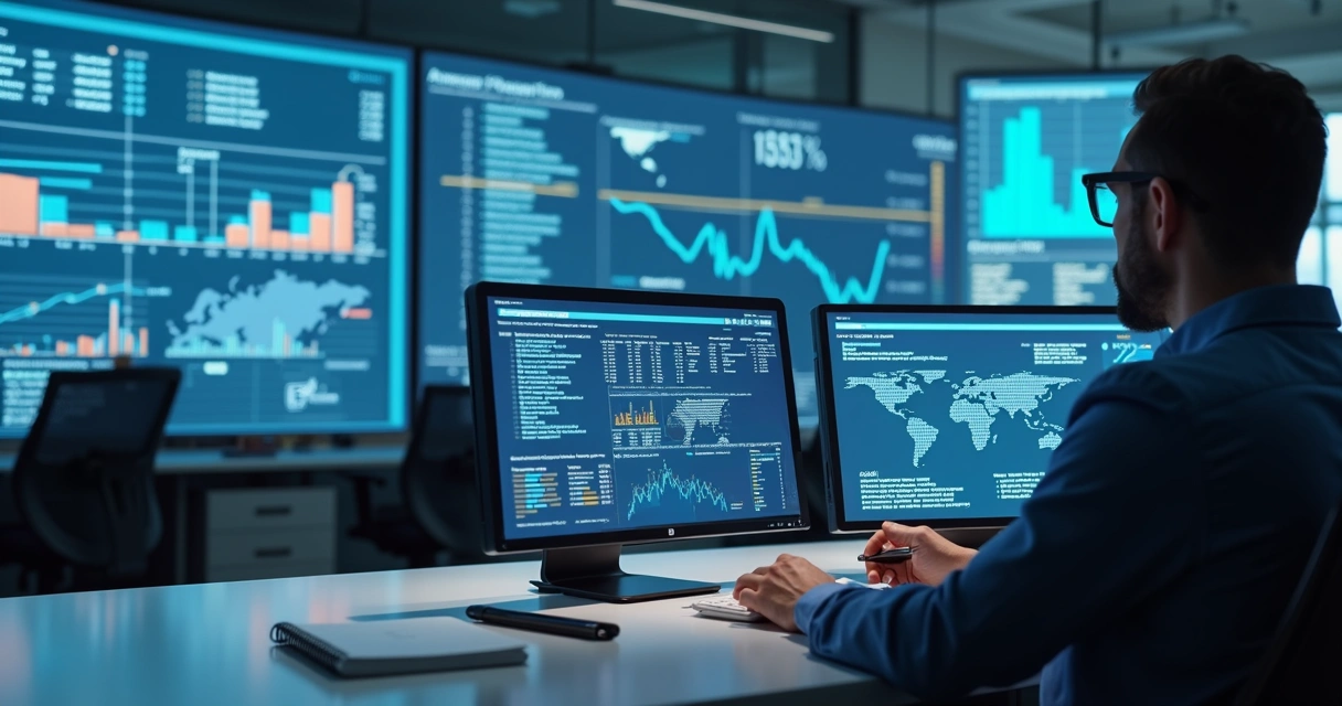 Painel digital com alertas e análise de processos empresariais